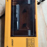 walkman unisef anni 70 completo tracolla cuffiette