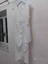 abito midi asimmetrico