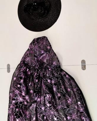 Halloween set strega-mantello e cappello- 3/5 anni