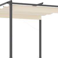 Gazebo Pergola da Giardino 3x3m con Tenda