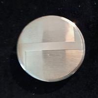 Portacipria argento Art Decò 