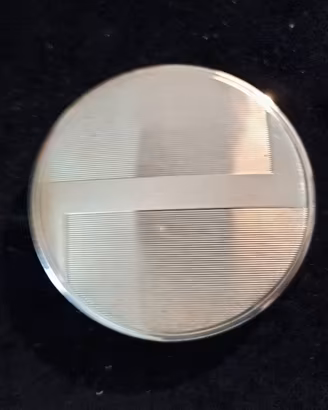 Portacipria argento Art Decò 