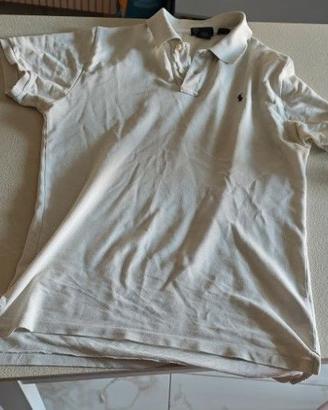 Polo Ralph Lauren originale, colore bianco/panna.