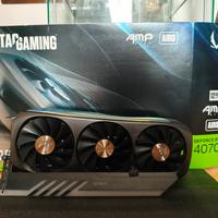  Zotac RTX 4070 Airo AMP 12gb + Supporto RGB