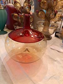 Vaso da collezione serie bolle  di  T.w. firmato. 