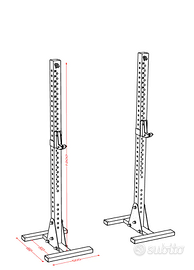 Squat Stand Top 220 Base Separata BLOR