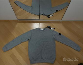 Felpa grigia senza cappuccio stone island