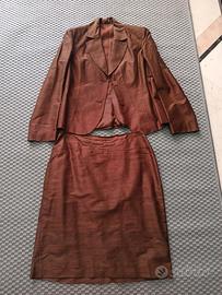 tailleur donna in seta 