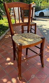 Sedie antiche fatte a mano