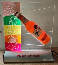 Bacardi Breezer lampada design pubblicitaria 