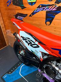 akrapovic in titanio ktm 450 2023>