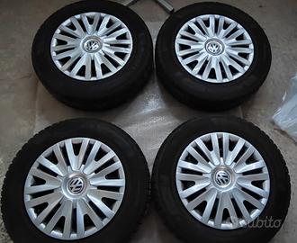 Cerchi originali VW  con gomme invernali 195/65 