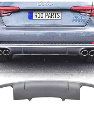 DIFFUSORE AUDI A4 B9 16-19 LOOK S4
