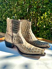 Stivaletti coccodrillo vintage Mariagrazia Ripari