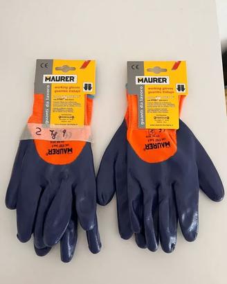 Set 2 Paia Guanti da Lavoro Maurer Glovex II 