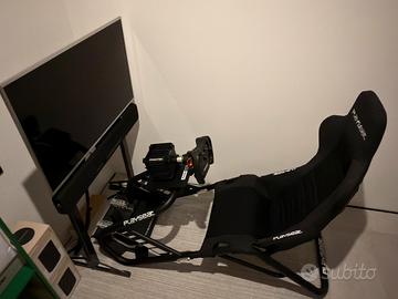 Simulatore fanatec + tv4k+ sedile + xbox series x