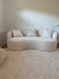 Divano moderno boucle