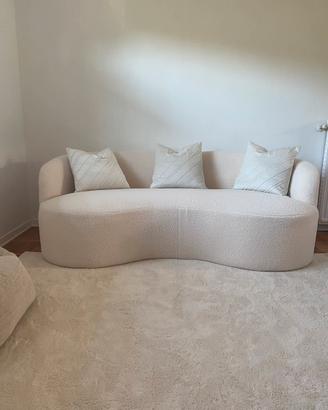 Divano moderno boucle