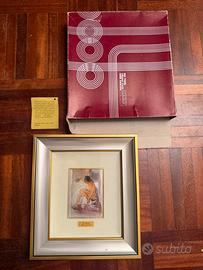 Lotto quadro vintage M. Russo “Allo specchio”