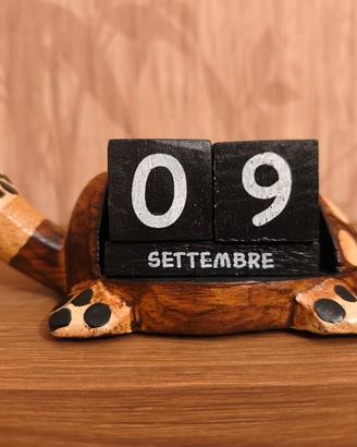 Calendario perpetuo tartaruga 