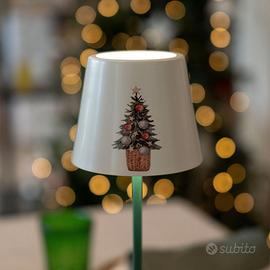 Lampada da tavolo Poldina cover in metallo