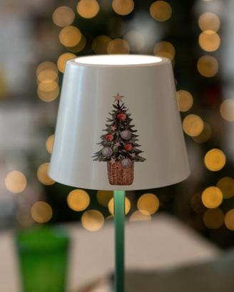 Lampada da tavolo Poldina cover in metallo