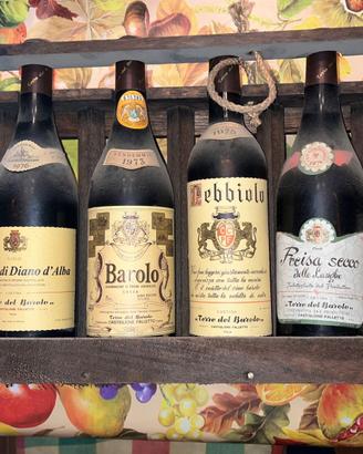 Lotto vini d'epoca da esposizione