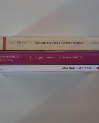 Lotto 3 Libri Divulgazione e Scienza (Fisher)