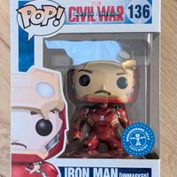 Vynil figure Funko Pop! Iron Man (Unmasked) #136