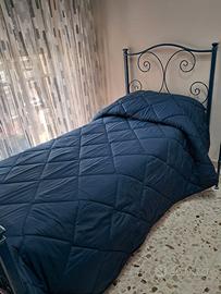 Letto singolo in ferro battuto