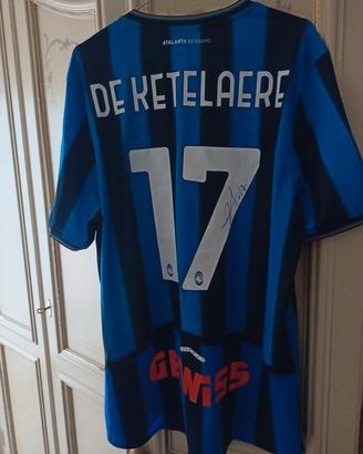maglia autografata calciatore Deketelar