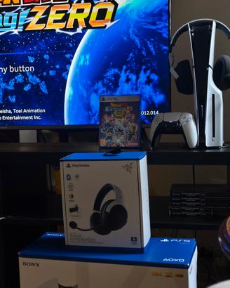 🎮 PS5 con lettore + Razer Kaira + Sparking ZERO