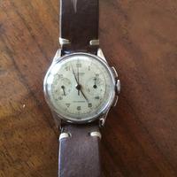 Crono vintage acciaio militare Universal Geneve