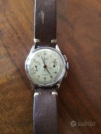 Crono vintage acciaio militare Universal Geneve