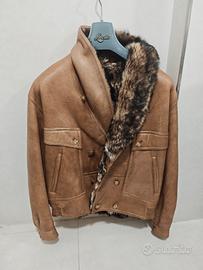 Montone Shearling German's Pelle Vintage Tg 48