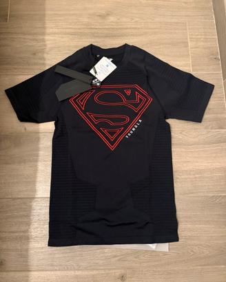 YounglLa Superman compression t shirt black red M