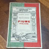 libro fiume italiana, ww1, ww2, militaria
