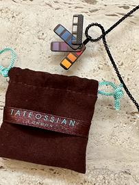 Collana Colorama Book in acciaio placcato IP nero