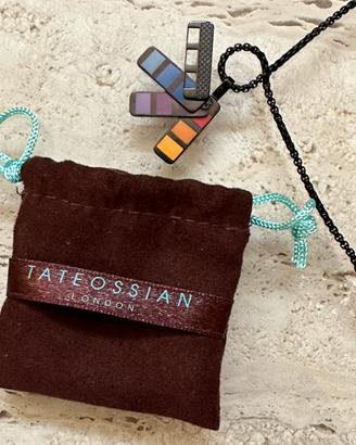 Collana Colorama Book in acciaio placcato IP nero