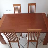 4 sedie calligaris in ciliegio