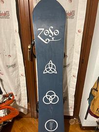 Tavola da snow burton easy livin led zeppelin 155