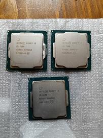 1 cpu intel i3 8100,2 cpu i3 7100