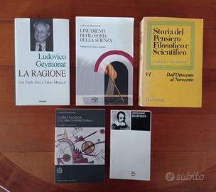 Filosofia: n. 5 volumi di Ludovico Geymonat