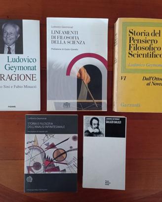 Filosofia: n. 5 volumi di Ludovico Geymonat