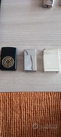 3 Accendini 2 zippo e uno tipo dupond 