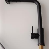 miscelatore Nero con doccetta estraibile 