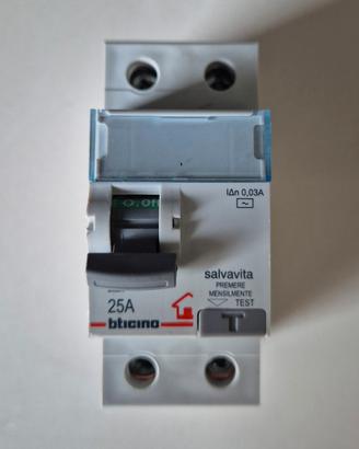 Differenziale salvavita bticino 25A