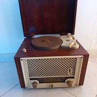 giradischi con radio RARO Philips degli anni 50'
