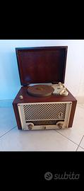 giradischi con radio RARO Philips degli anni 50'