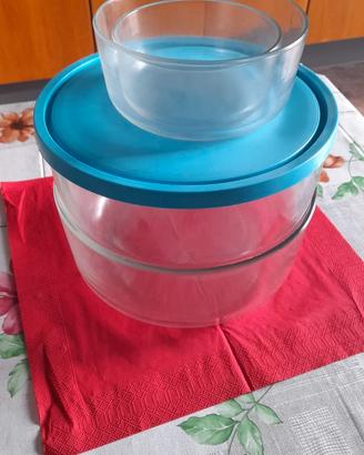 Set 4 Contenitori in Vetro Frigoverre
